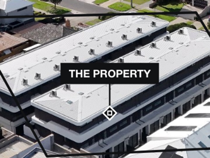 The same property pin and boundary rendered in a black ink kit.
